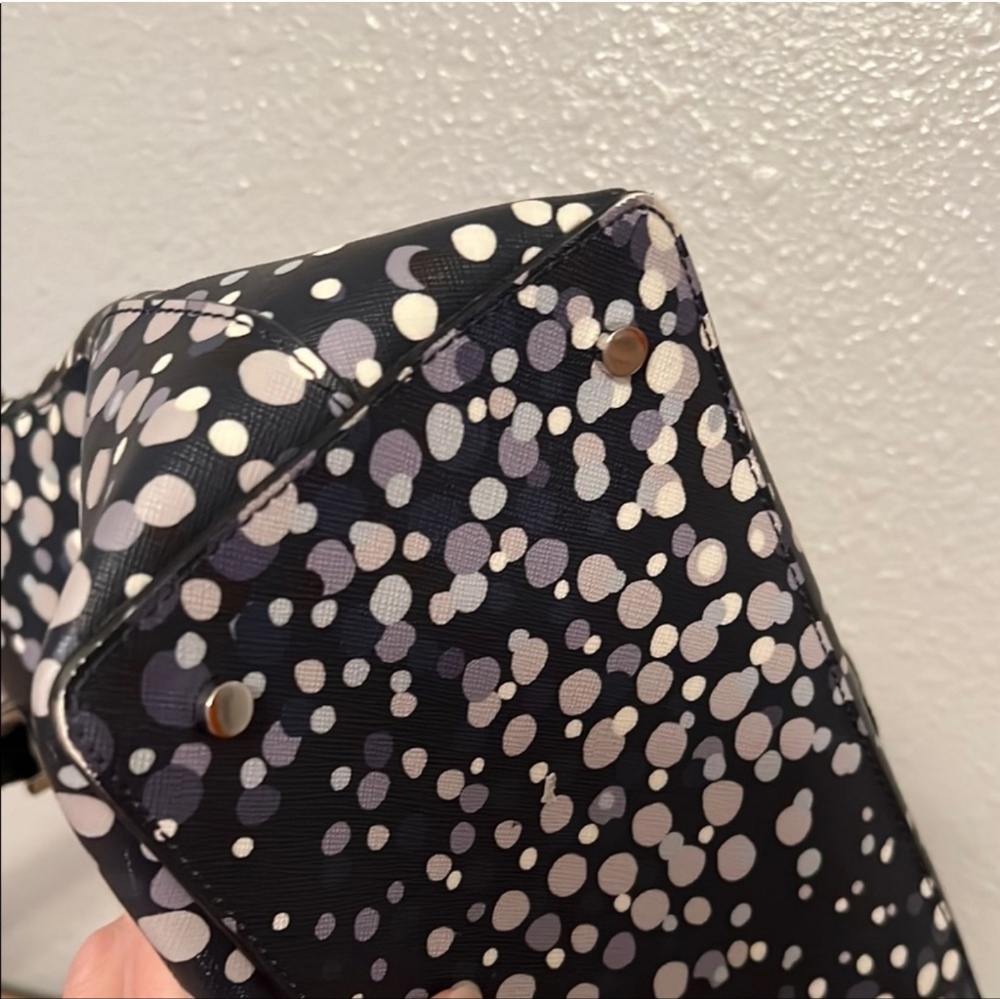 Kate Spade Maize Soiree Dot Satchel/ Crossbody/ - Picture 4 of 8